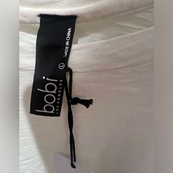 NWT bobi la cream long sleeve women's shirt size large - Picture 5 of 8